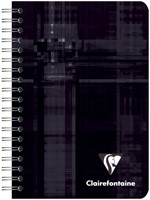 Notitieboek Clairefontaine 95x140mm spiraal lijn assorti-3