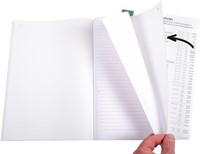 Orderboek Exacompta 210x135mm 50x3vel lijn-1