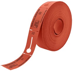 Garderobebon CombiCraft 500 stuks rood