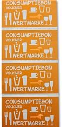 Consumptiebon CombiCraft met UV beveiliging 500 stuks oranje
