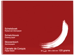 Schetsboek Papyrus 240x320mm 120gr 32vel