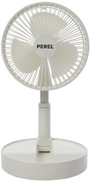 Tafelventilator Perel inklapbaar en oplaadbaar Ø17cm