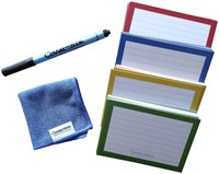 Flashcard Correctbook 75mmx110mm lijn assorti 144 stuks-2