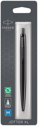 Balpen Parker Jotter XL Monochrome black medium blister à 1 stuk