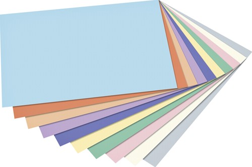 Fotokarton Folia 2-zijdig A4 pastel 50 vel 10 kleuren-2