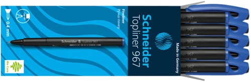 Fineliner Schneider 967 0.4mm blauw-2