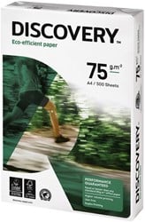 Kopieerpapier Discovery A4 75gr wit 500 vel