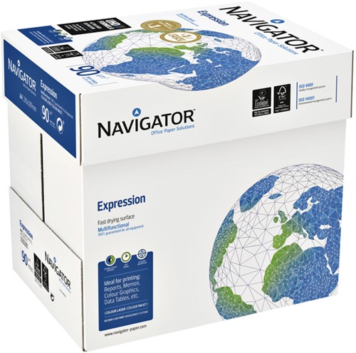 Kopieerpapier Navigator Expression A4 90gr wit 500vel-3