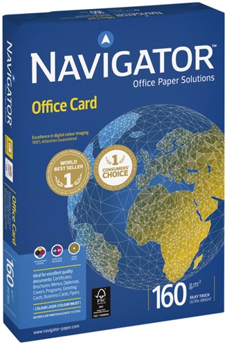 Kopieerpapier Navigator Office Card A4 160gr wit 250vel-2