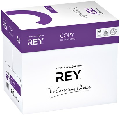 Kopieerpapier Rey Copy A4 80gr wit 500vel-2