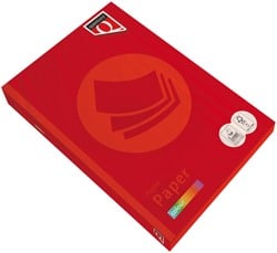 Kopieerpapier Quantore Colour A3 120gr felrood 250 vel