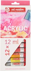 Acrylverf Talens Art Creation met stappenplan 12ml set à 12 kleuren
