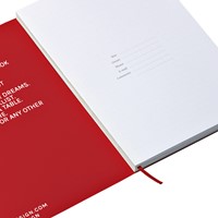 Notitieboek Octàgon DUNNO A5 135x200mm dots rood-2