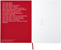 Notitieboek Octàgon DUNNO A5 135x200mm dots rood-3