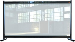 Bureauscherm Nobo doorzichtig PVC 1470x860mm