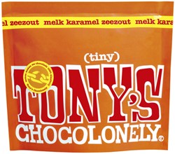Chocolade Tony's Chocolonely Tiny melk karamel zeezout 180g zak à 20 stuks