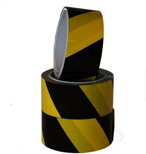 Vloermarkeringstape IEZZY zwart/geel 50mmx33m-2