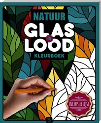 Kleurboek Interstat volwassenen glas in lood thema natuur