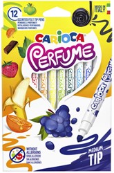 Viltstiften Carioca Parfum set à 12 kleuren