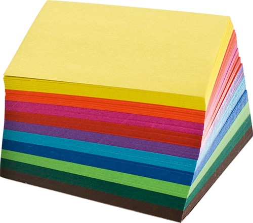 Origami papier Folia 70gr 10x10cm 500 vel assorti kleuren-3