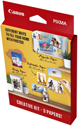 Fotopapier Canon creatieve kit met 3 soorten papier-2