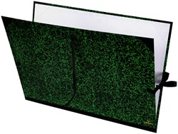 Tekenmap Canson 78x115cm kleur groen annonay sluiting met linten