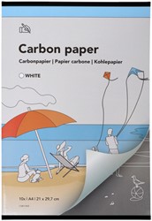 Carbonpapier A4 21x29,7cm 10x wit