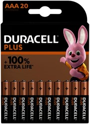 Batterij Duracell Plus 20xAAA