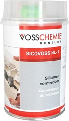 Vormrubber Voss gietsiliconen 1kg + verharder