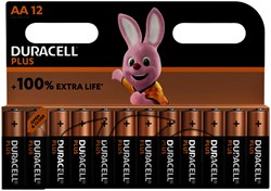 Batterij Duracell Plus 12xAA