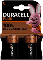 Batterij Duracell Plus 2xC