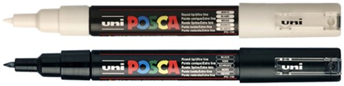Verfstift Posca PC1MC extra fijn zwart-2