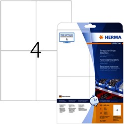 Etiket HERMA 4697 105x148mm A4 weerbestendig wit