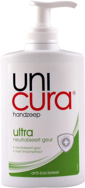 Handzeep Unicura Vloeibaar Ultra 250ml Met Pomp Bij Delo