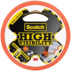 Plakband Scotch high visibility 48mmx25m oranje