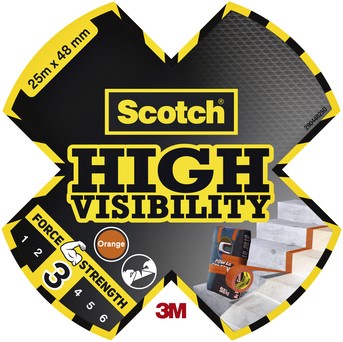 Plakband Scotch high visibility 48mmx25m oranje-2