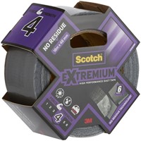 Duct tape Scotch Extremium no residue 18.2mx48mm grijs-2