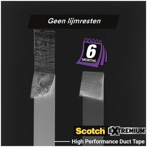 Duct tape Scotch Extremium no residue 18.2mx48mm grijs-5