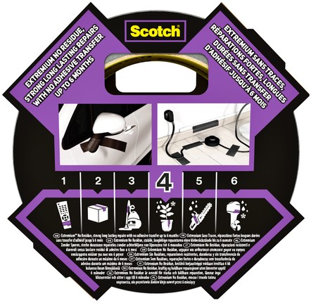 Plakband Scotch Extremium no residue duct tape 18.2mx48mm grijs-1