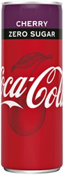 Frisdrank Coca Cola Zero Cherry blikje 0.25l