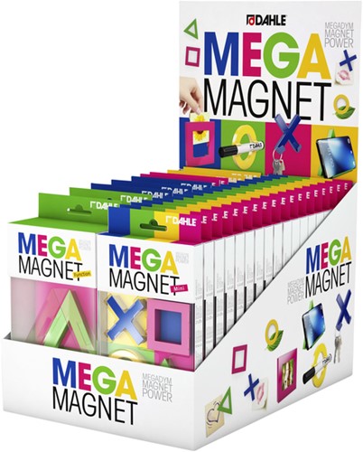 Mega Magnet Dahle assorti display 27stuks