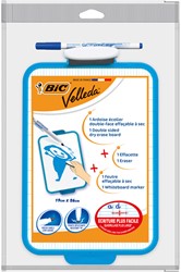 Whiteboard Bic Velleda 19x26cm + stift + wisser