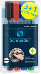 Permanent marker Schneider Max 130 3+1 gratis