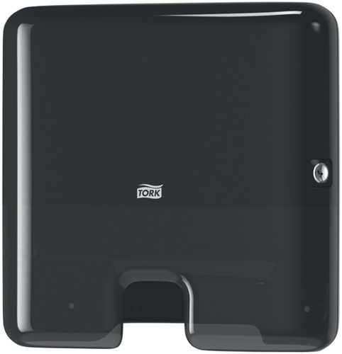 Handdoekdispenser Tork Xpress Mini H2 multifold zwart 552108-3