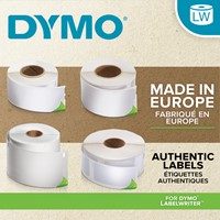 Etiket Dymo labelwriter 2133399 54mmx101mm badge zwart/rood rol à 220 stuks-6