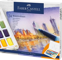 Waterverf Faber-Castell assorti palet à 24 stuks