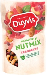 Noten Duyvis ongezouten mix cranberry 125gr