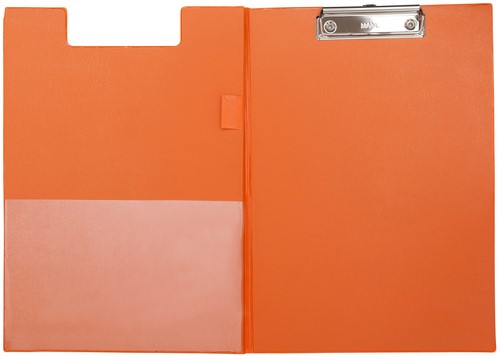 Klembordmap MAUL A4 staand met penlus PVC neon oranje-3