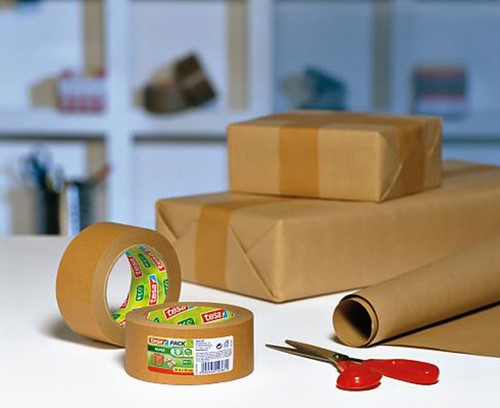 Verpakkingstape tesapack® papier ecoLogo® 25mx38mm bruin-2