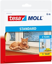 Tochtstrip Tesa Moll 05559 i profiel 9mmx6m wit